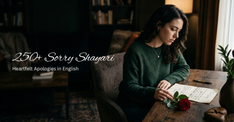 250+ Sorry Shayari in English for Heartfelt Apologies